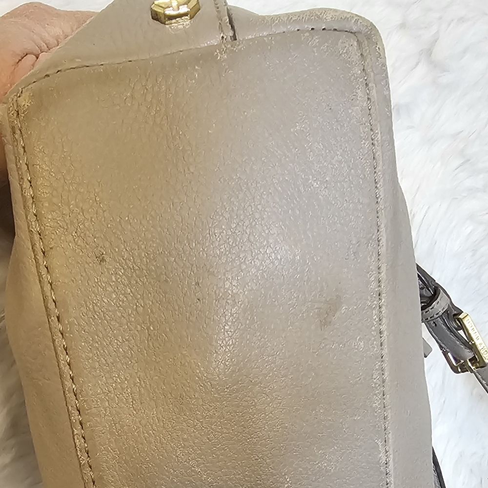 Tory Burch Gray Leather Crossbody Bag - Picture 12 of 13